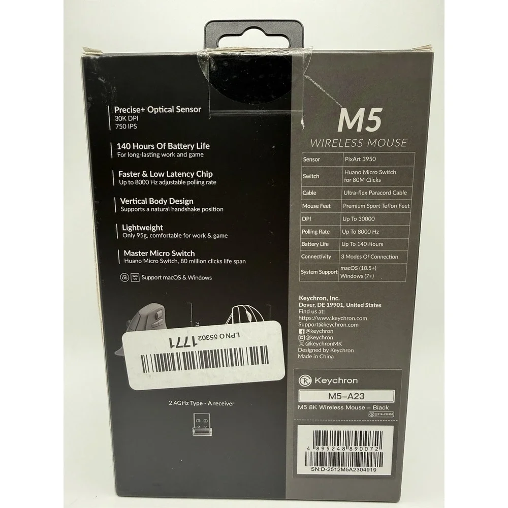 Keychron m5 8k